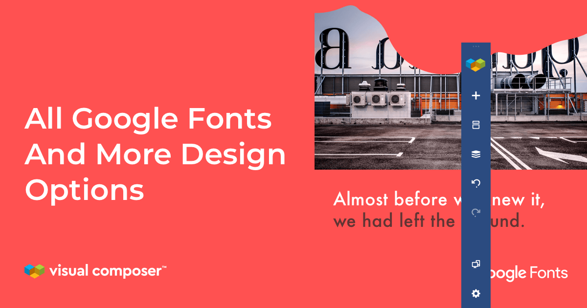 All Google Fonts for WordPress with Visual Composer Website Builder