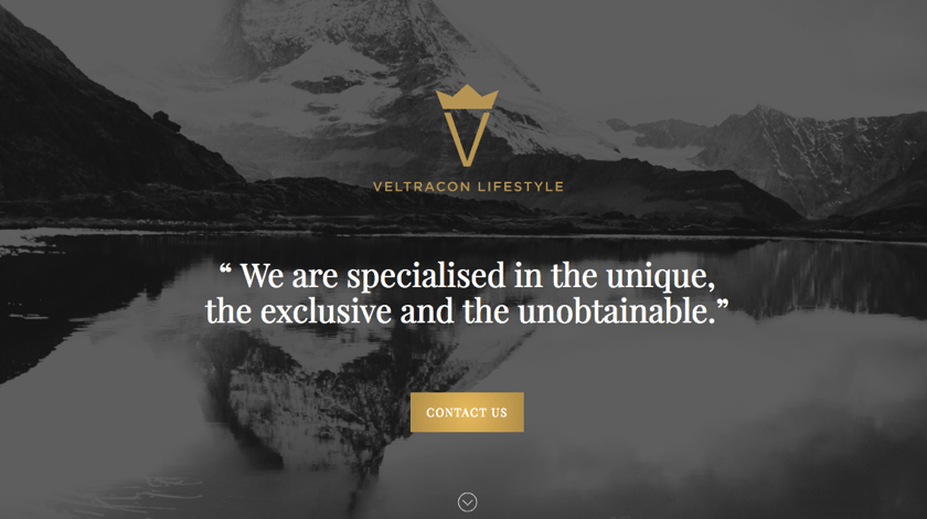 Veltracon Lifestyle website created with Visual Composer
