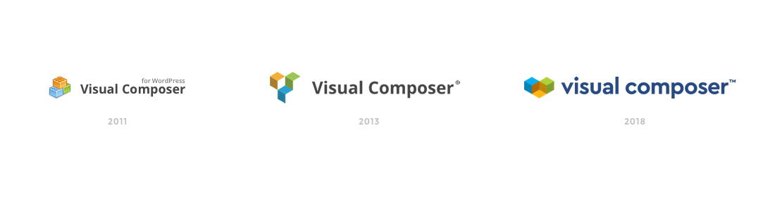 Visual Composer logo evolution history