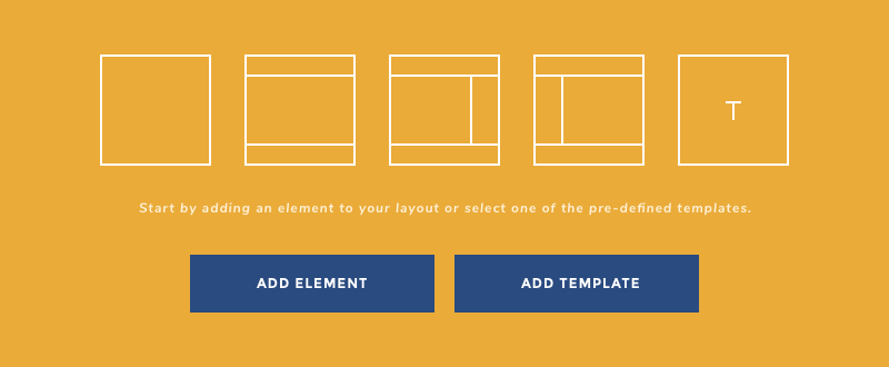 Blank Page Wizard for easy onboarding of Visual Composer Website Builder