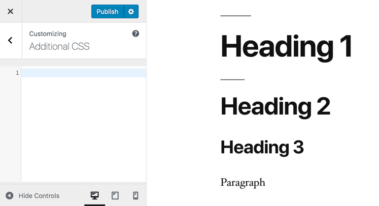 Default text look before applying CSS