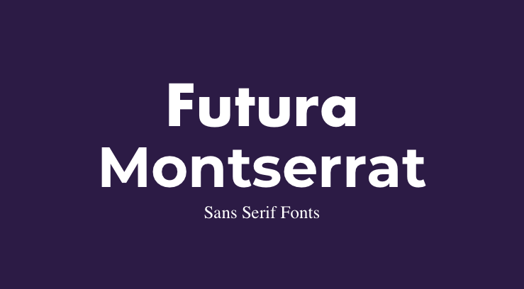 Sans Serif fonts