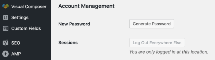 WordPress Account Management: Generate WordPress Password