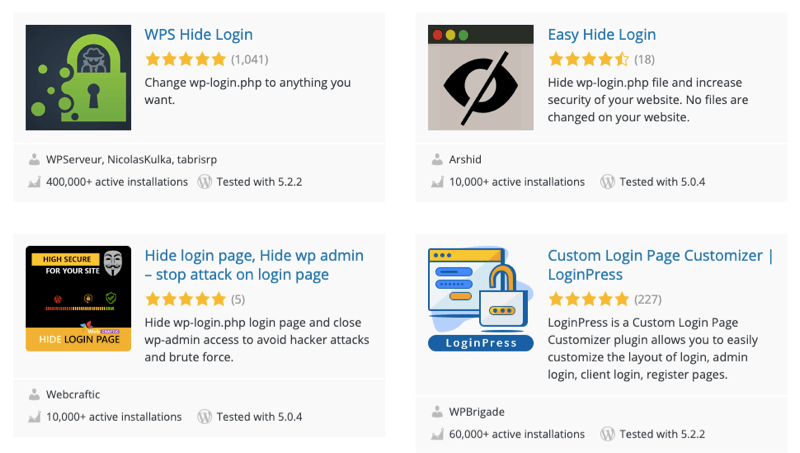 Top WordPress Login Hide Plugins