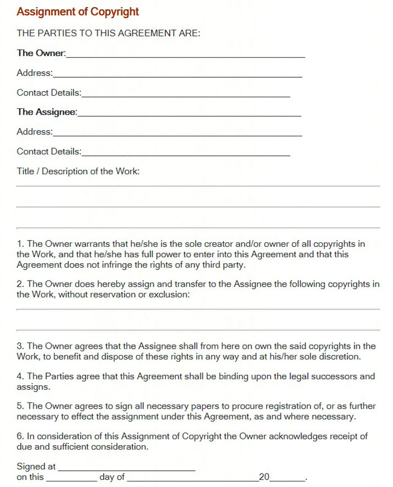 Photography License Agreement Template