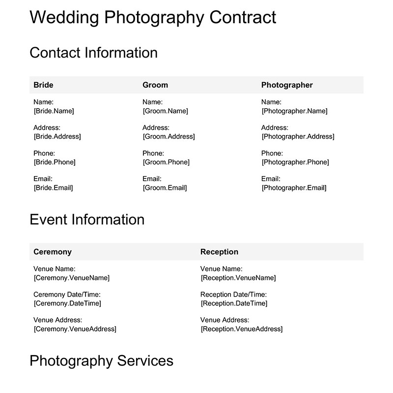 What Your Photography Contract Must Have (Plus Good Templates to Use)