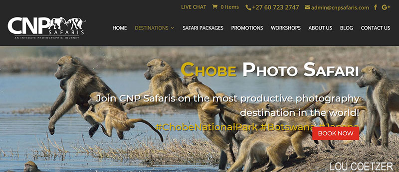 Chobe Photo Safari Photography workshop