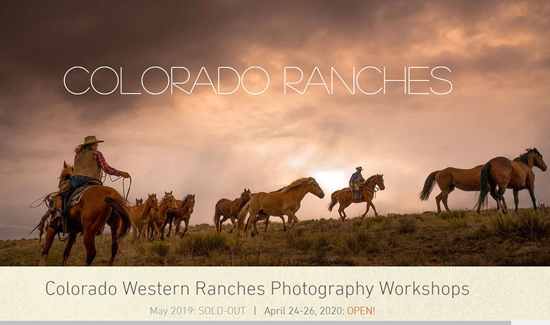 Colorado Western Ranches Photography Workshops