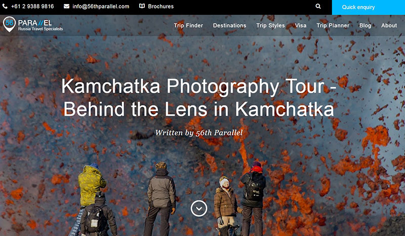 Kamchatka Photography Tour Photography workshop