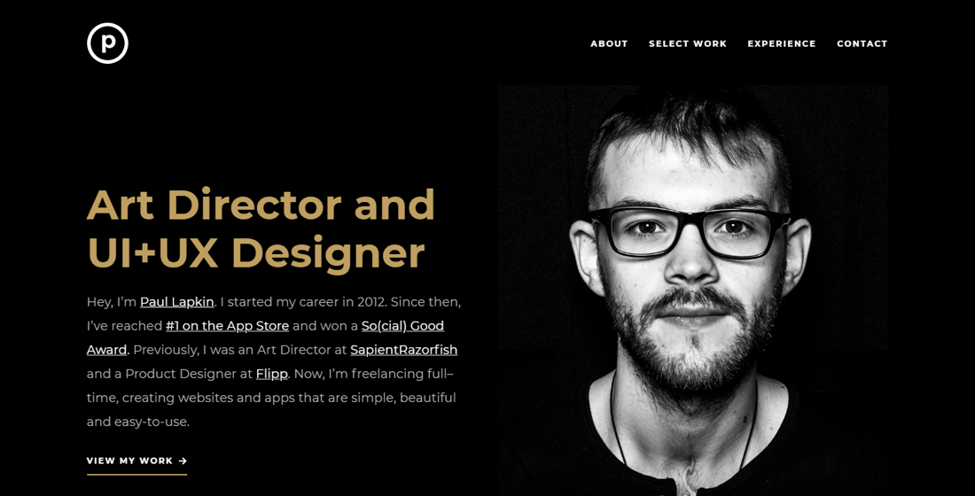 Paul Lapkin Art Director and UX Designer