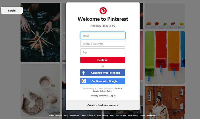 Pinterest how to get web design clients