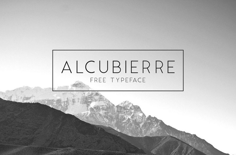 Alcubierre Free Fonts for Commercial Use