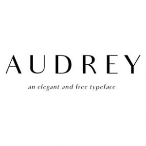 Audrey Free Fonts for Commercial Use