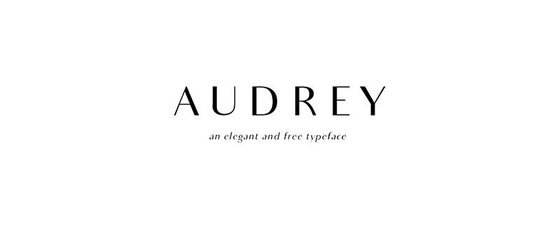 Audrey Free Fonts for Commercial Use