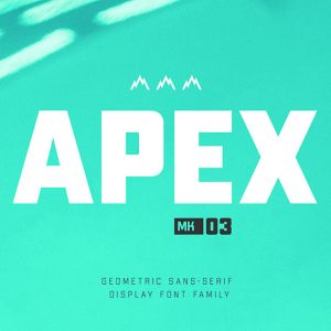 Apex MK3 Free Fonts for Commercial Use