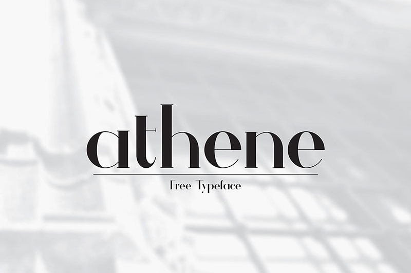 Athene Free Fonts for Commercial Use
