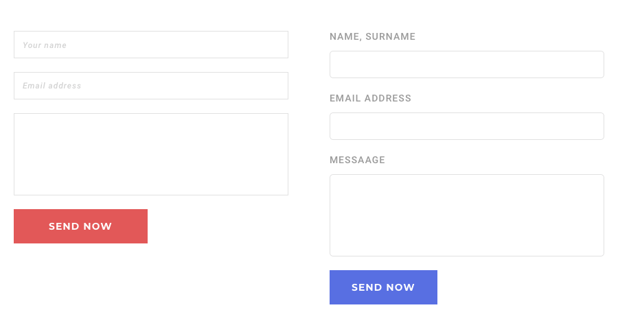 Simple contact form