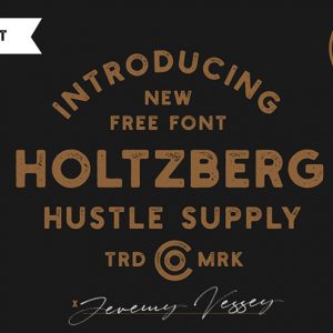 Holtzberg Free Fonts for Commercial Use