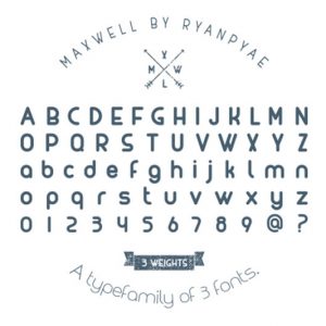 Maxwell Free Fonts for Commercial Use