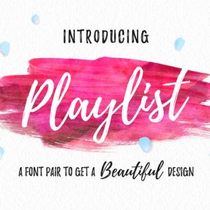 Playlist Free Fonts for Commercial Use