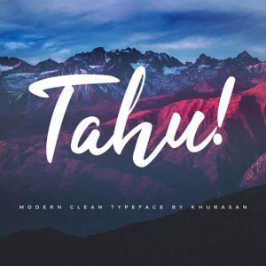 Tahu Free Fonts for Commercial Use