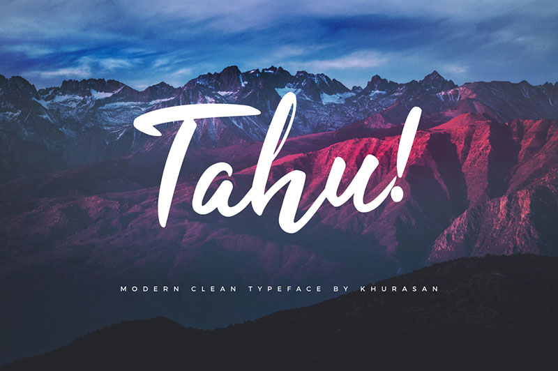 Tahu Free Fonts for Commercial Use