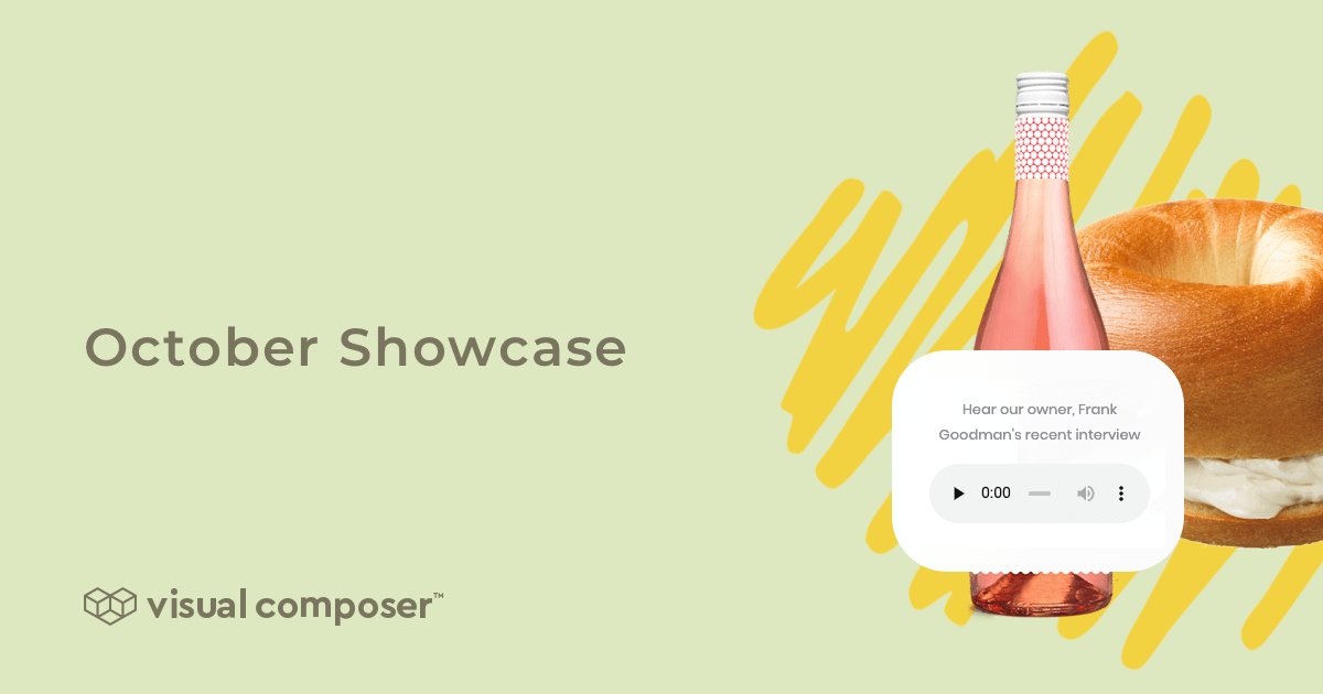 Best web design examples of Visual Composer Showcase: October 2019