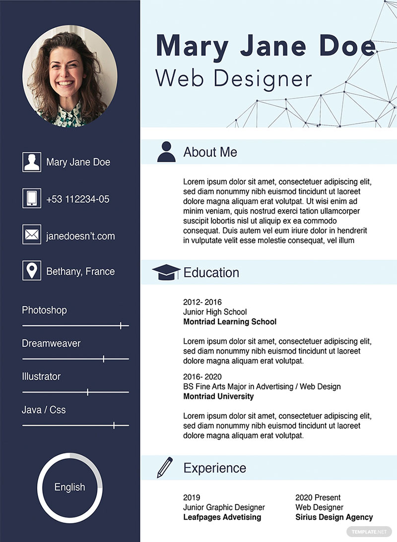 Basic items how to create a web design portfolio with no job experience