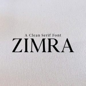 Zimra Serif Free Fonts for Commercial Use