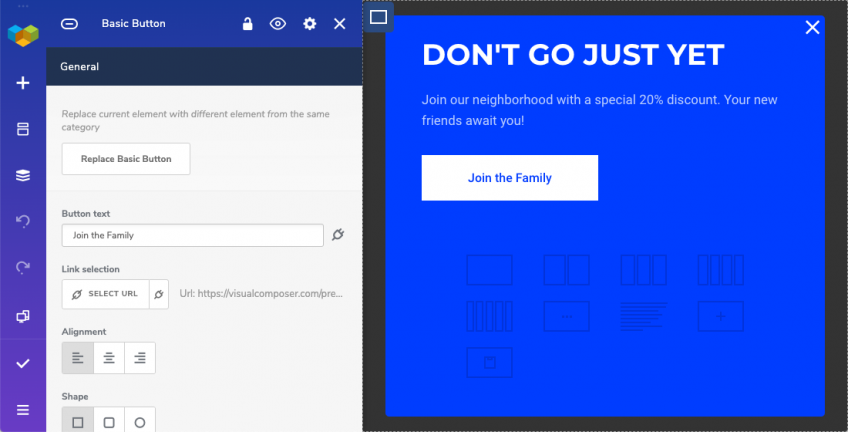 How to create an exit-intent popup in WordPress - Visual Composer ...
