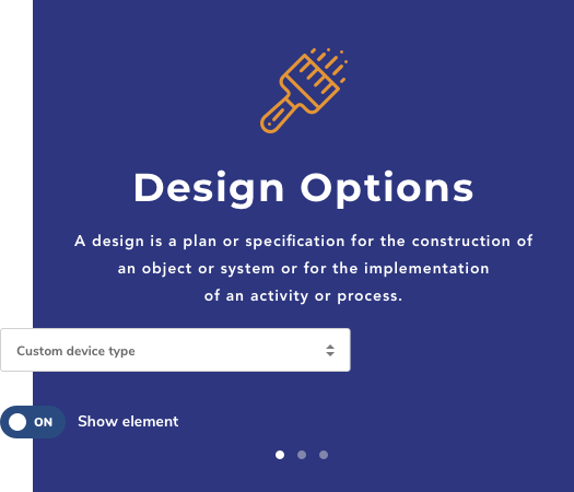Responsive Design Options