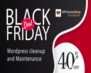 WP Hacked Help Black Friday discount