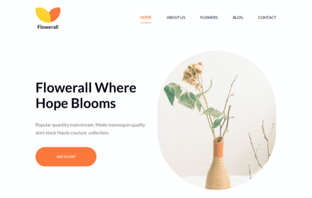 Flower Shop Template Flower Shop Template Set - FLOWERALL