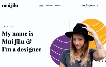 Designer Portfolio Template Designer Portfolio Template