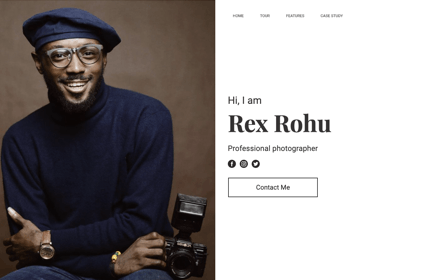 Photographer Portfolio Template Photographer Portfolio Template Kit - ROHU