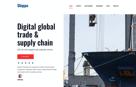 Moving Company Template Moving Company Template Set - SHIPPO