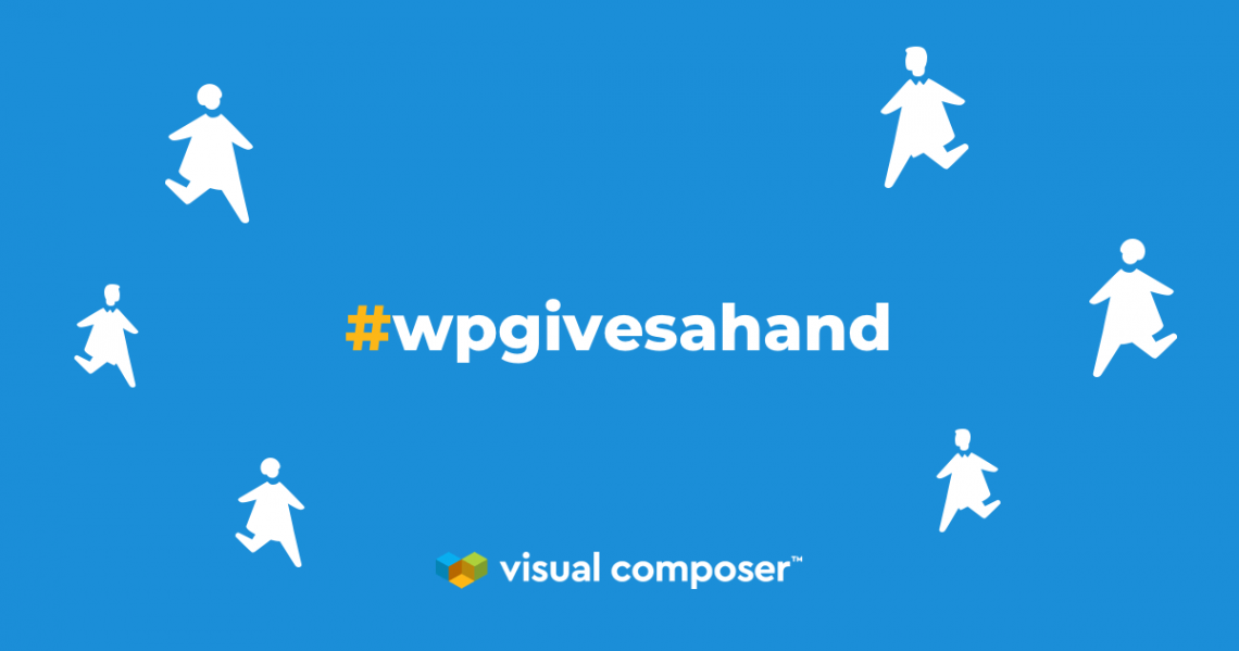 Join #wpgivesahand movement by Visual Composer