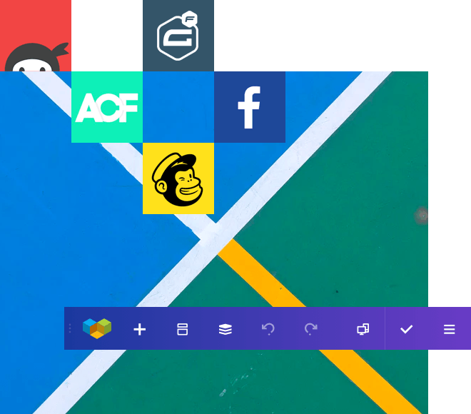 Visual Composer Integrations Connect with your favorite WordPress plugins and services