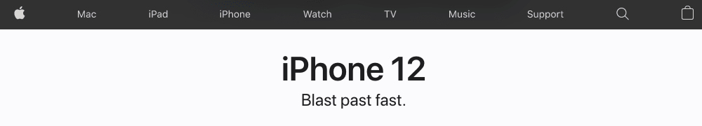 Apple website Apple website