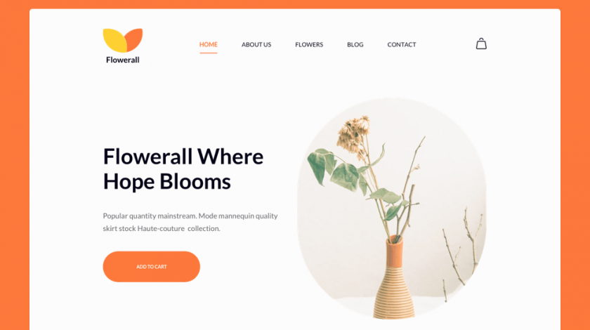 Flowerall WordPress Template
