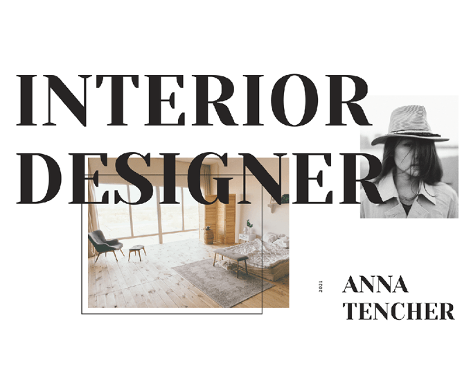 interior design portfolio layout examples