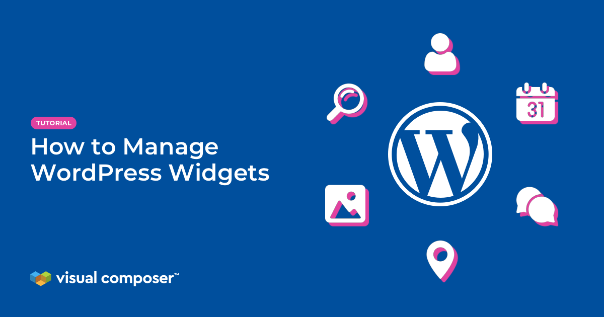 How to manage WordPress widgets by Visual Composer