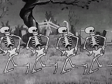 Dancing skeletons animation for Visual Composer Halloween tutorial