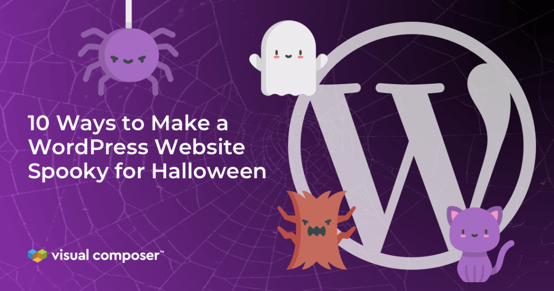 Halloween tutorial for WordPress websites by Visual Composer