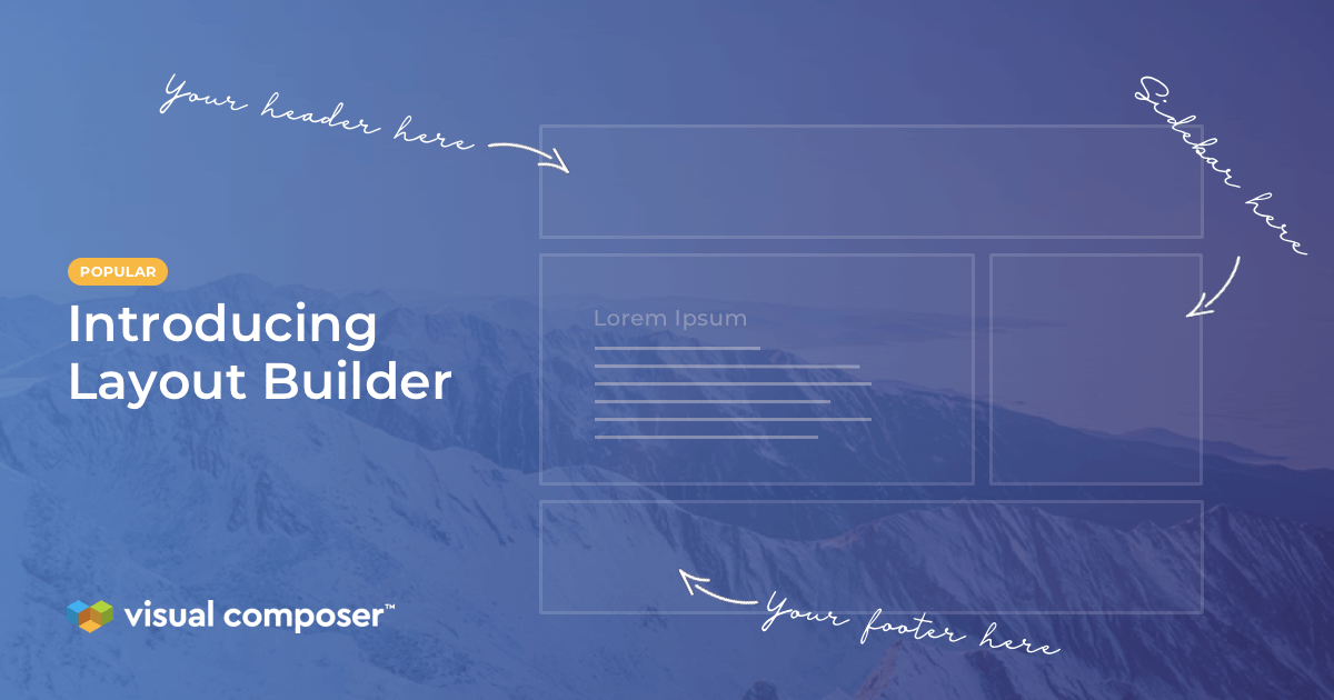 Visual Composer Layout Builder Feature Image