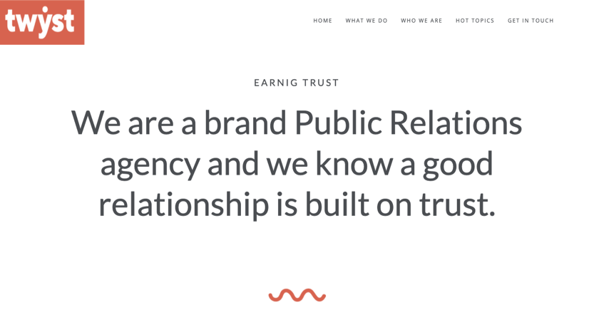 Twyst website Twyst website