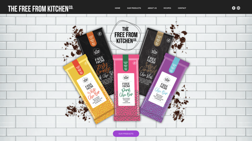 The Free From The Kitchen Co. Website