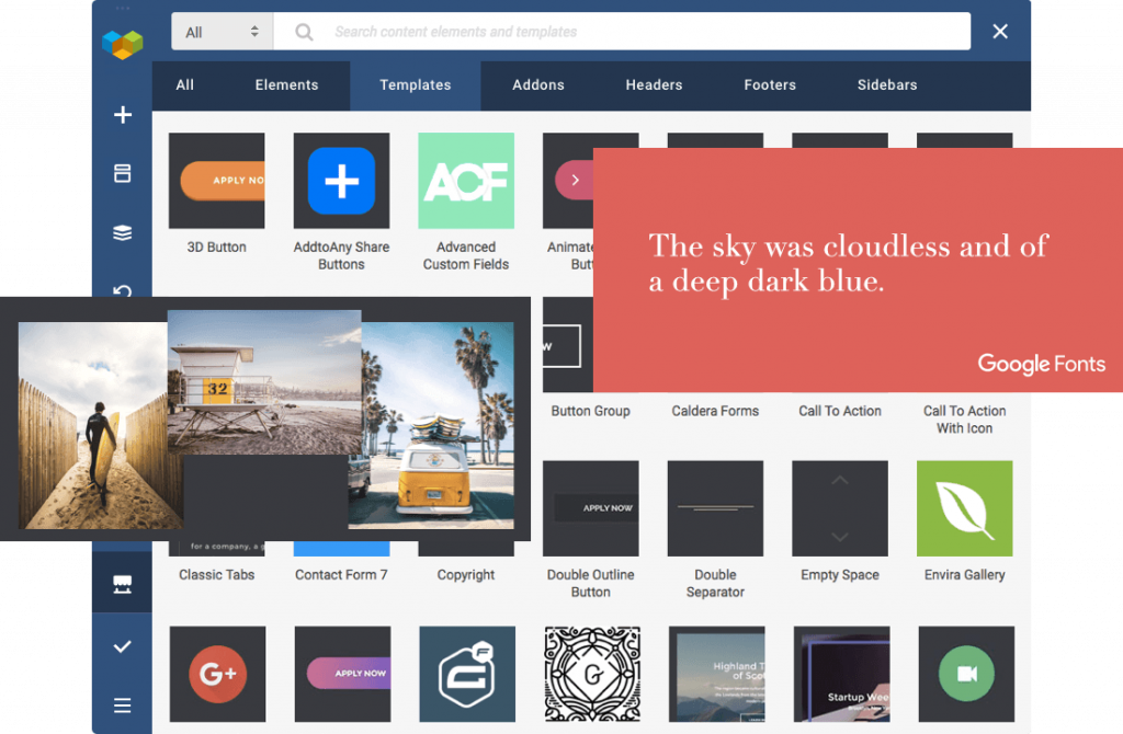 Download elements, templates, and extensions from Visual Composer Hub - instantly.