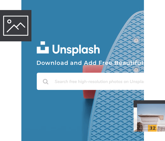Download Unsplash stock images in Visual Composer