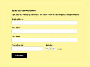 how to add signup form in wordpress